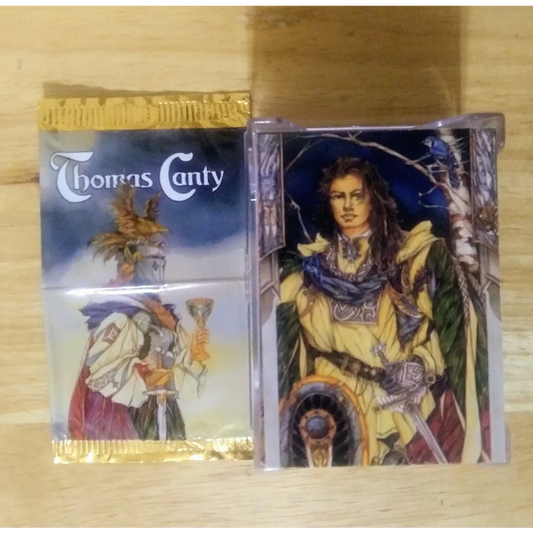 Thomas Canty fantasy knight dragon trading card art cover