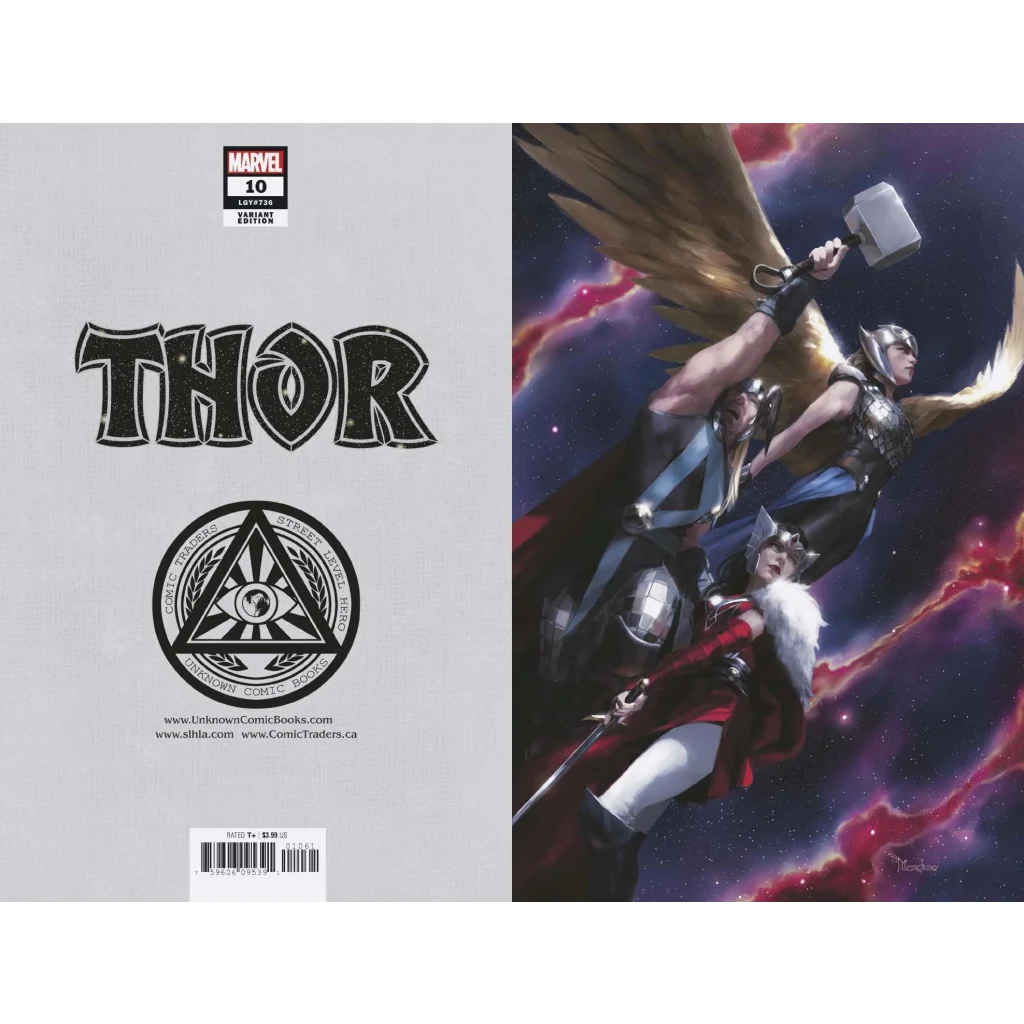 Comic book featuring Thor battling Donald Blake in epic issue 10