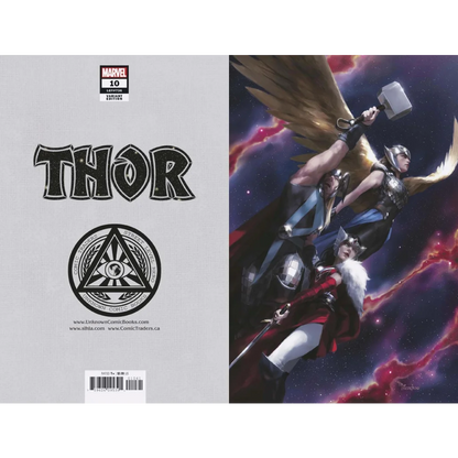 Comic book featuring Thor battling Donald Blake in epic issue 10