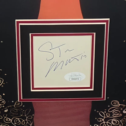 Three Amigos movie poster deluxe framed with autographs and JSA sticker