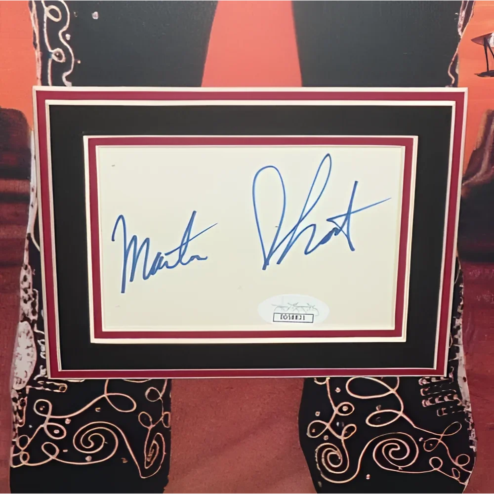 Three Amigos deluxe movie poster framed with autographs