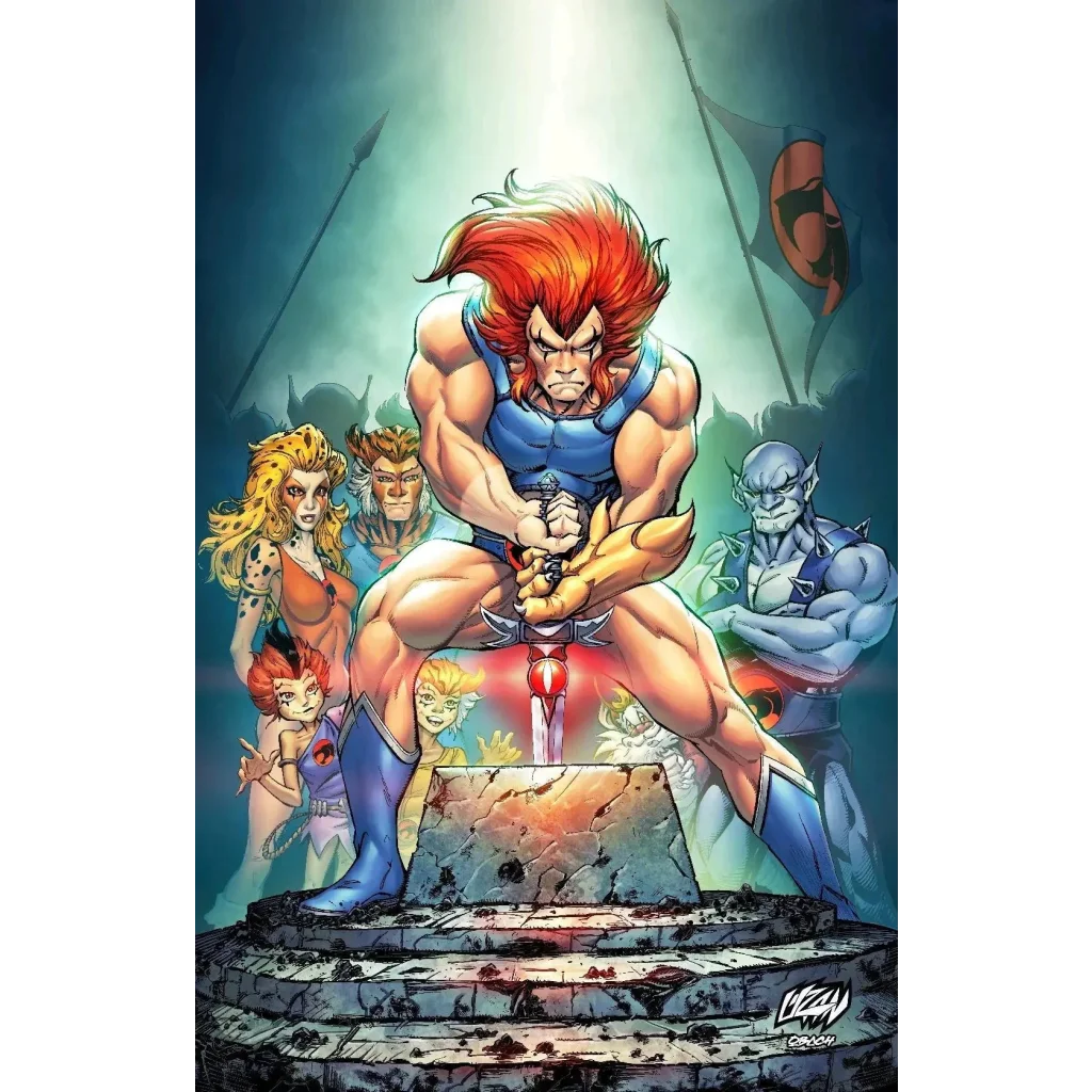 ThunderCats #12 ECC Franck Uzan Virgin Exclusive Cover — Rare 80s Nostalgia Comics Collectible USA