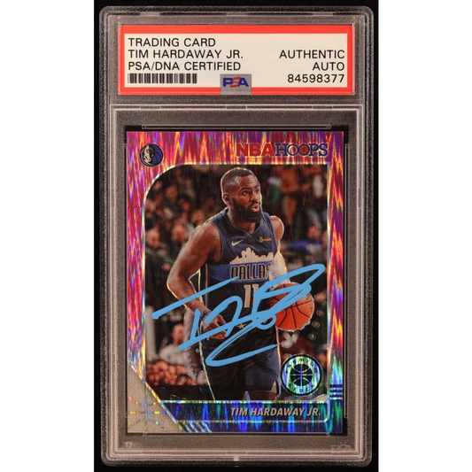 Tim Hardaway Jr signed PSA graded basketball card authentic for collectors