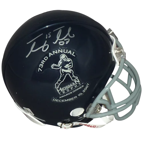 Tim Tebow autographed 2007 Heisman Trophy Dinner mini helmet, Riddell