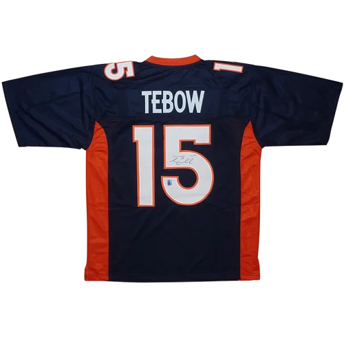 Tim Tebow autographed Denver Broncos jersey number 15
