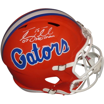 Tim Tebow autographed Florida Gators Speed replica helmet