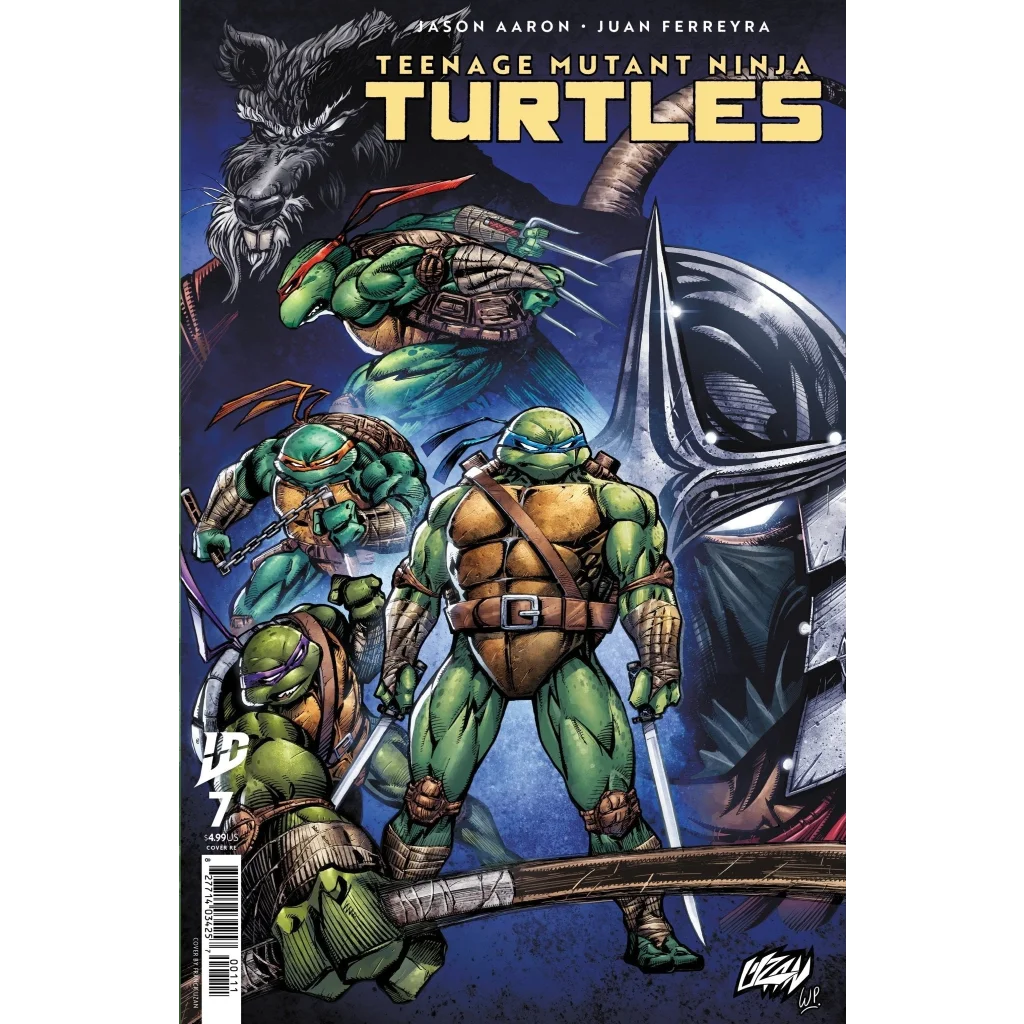 Comic book featuring Teenage Mutant Ninja Turtles Splinter and Shredder from East Coast Comics Exclusive Franck Uzan Variant