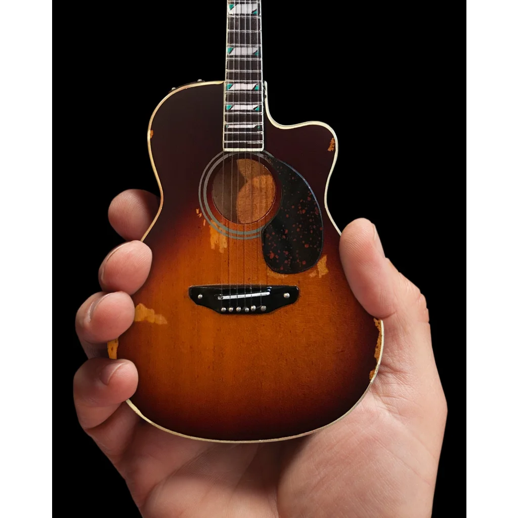 Toby Keith Sunburst Mini Guitar by Axe Heaven® with glossy finish