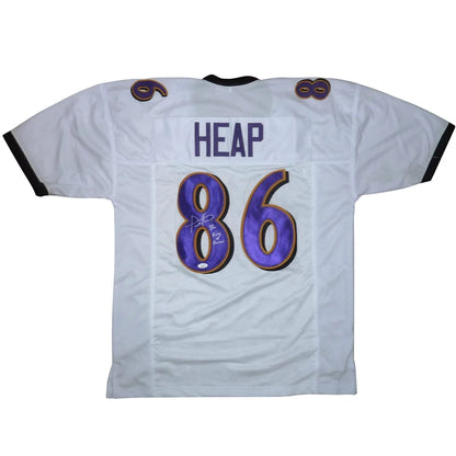 Todd Heap autographed Baltimore Ravens white jersey with Heap #86