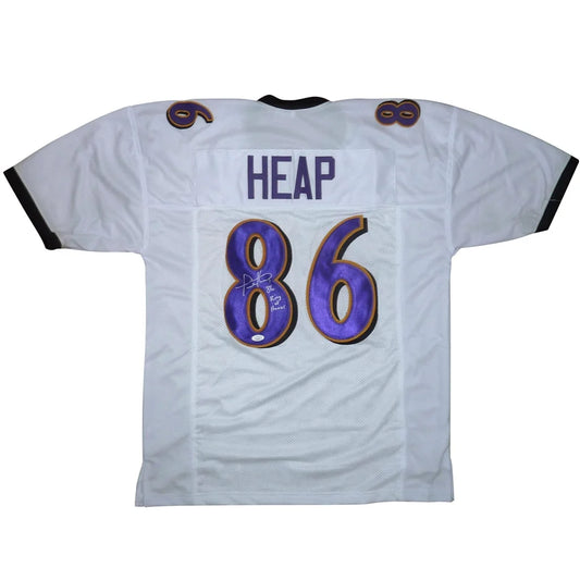 Todd Heap autographed Baltimore Ravens white jersey with Heap #86