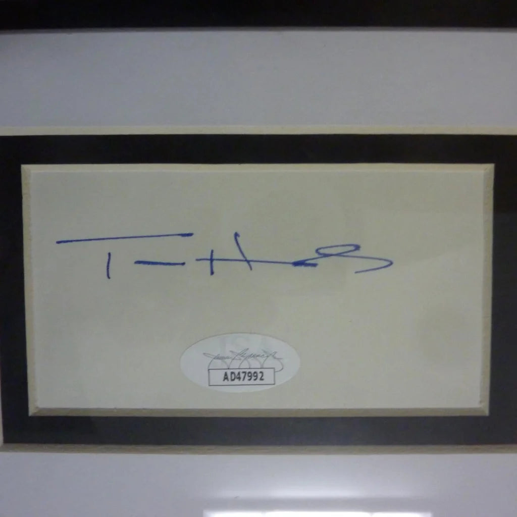 Tom Hanks and Robert Loggia autographed piano scene deluxe framed piece