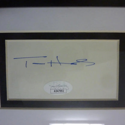 Tom Hanks and Robert Loggia autographed piano scene deluxe framed piece