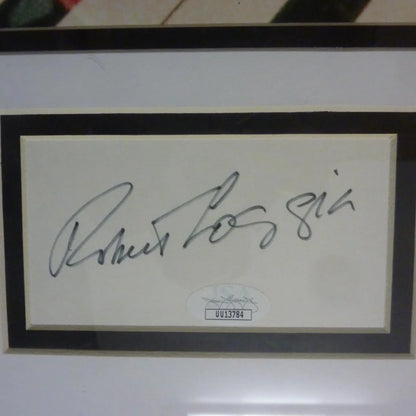 Tom Hanks and Robert Loggia signed Big piano poster deluxe framed piece with JSA sticker