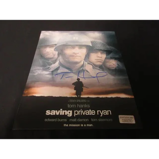Tom Hanks signed Saving Private Ryan authentic movie poster for sale
