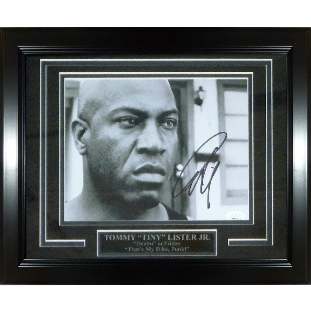 Tommy Tiny Lister signed deluxe framed 8x10 photo