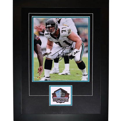 Tony Boselli autographed Jacksonville Jaguars framed HOF photo