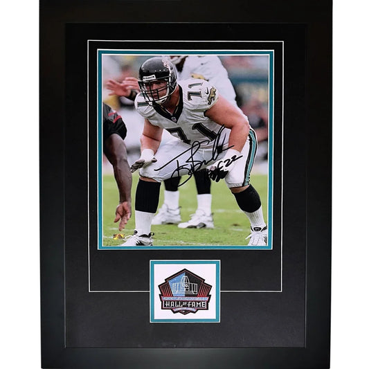 Tony Boselli autographed Jacksonville Jaguars framed HOF photo