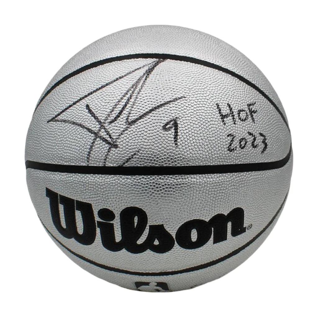 Tony Parker signed Wilson Platinum HOF basketball, Beckett authenticated