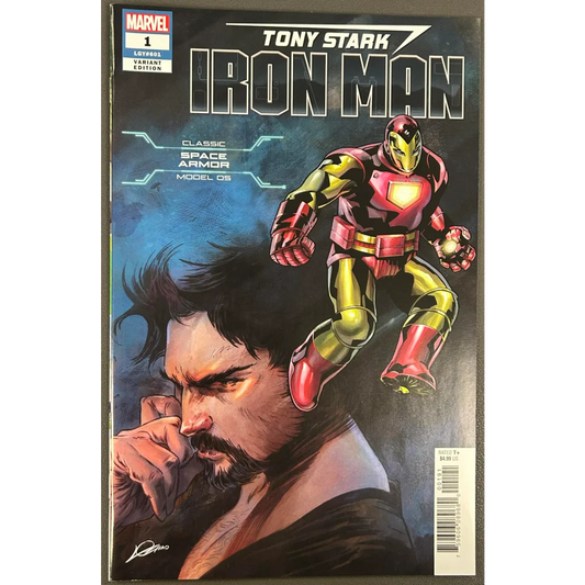 Tony Stark: Iron Man #1 Classic Space Armor Variant | Unknown Comics Exclusive | vintageantiquesgifts.com
