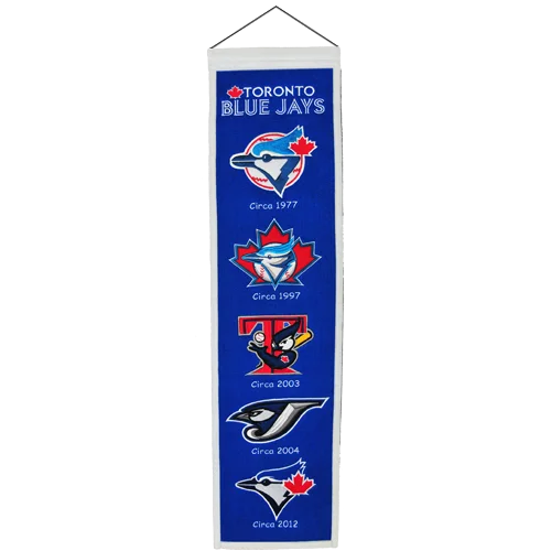 Toronto Blue Jays heritage banner celebrating team history