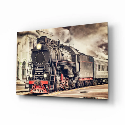 Vintage Steam Locomotive Canvas Wall Art Print | Insigneart USA | vintageantiquesgifts.com