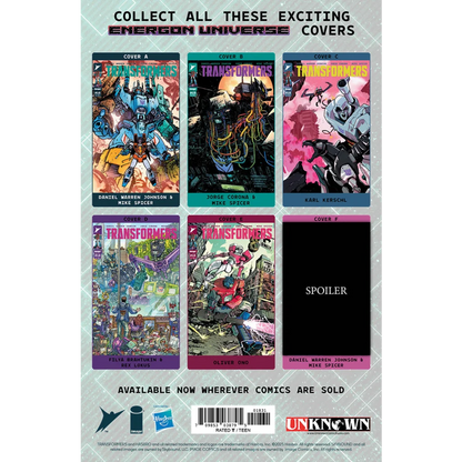 Comic Jay Anacleto Transformers Energon Universe variant covers set from Unknown Comic Jay