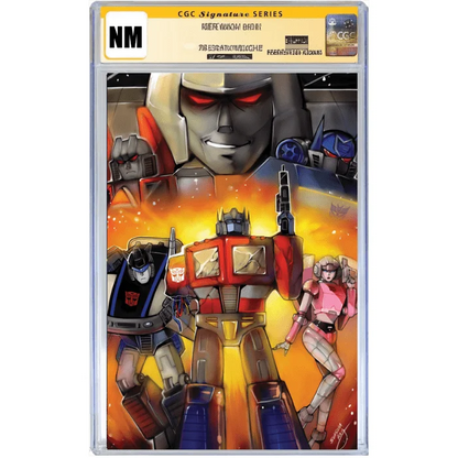 Graded Transformers comic book from Universe Shaking Transformers Energon Collection