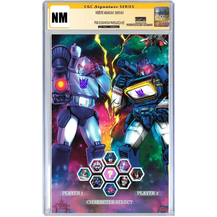 Epic Franck Uzan Martin Zavala ECC NYCC Exclusive Megatron Soundwave comic book display