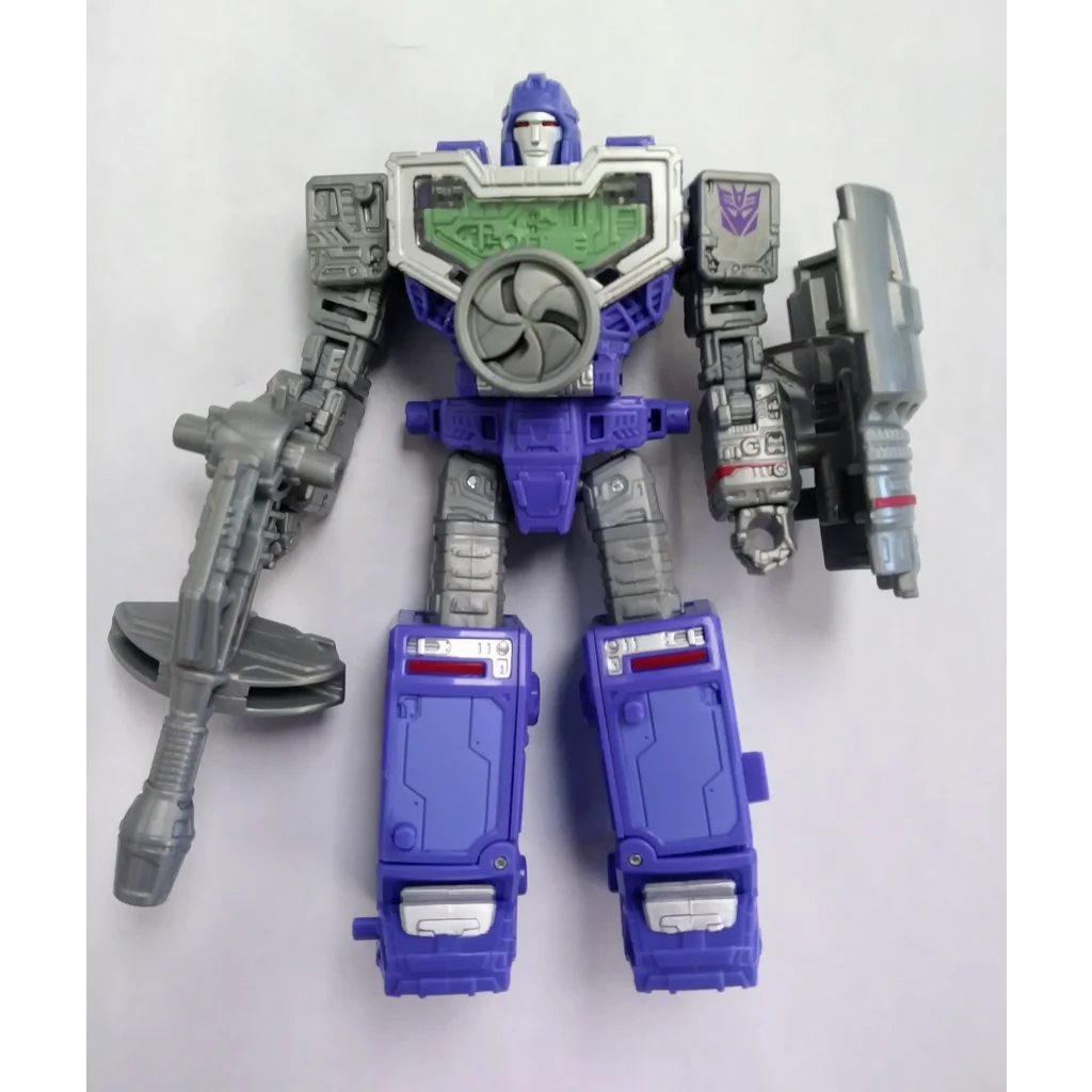Decepticon Refraktor Transformers action figure with purple silver accents