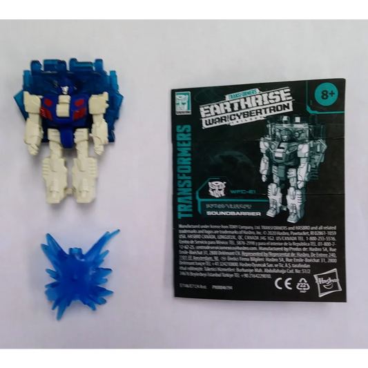 Transformers Battle Masters Autobot Soundbarrier toy figure in blue and white combiner mode