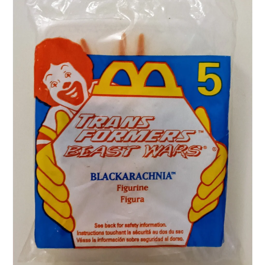 1997 Blackarachnia Happy Meal toy from McDonalds Beast Wars collectible