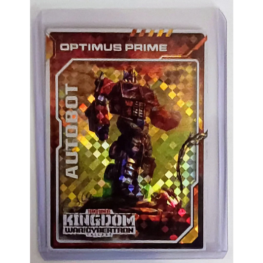 Optimus Prime Transformers hologram sticker card 2020 edition