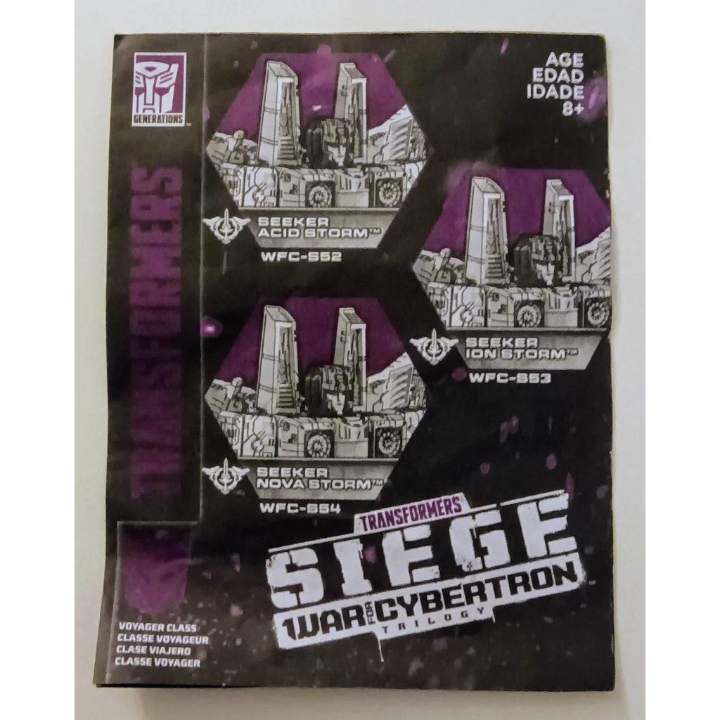 Transformers Nova Storm Decepticon Seeker action figure from Siege War for Cybertron Trilogy Toy Box