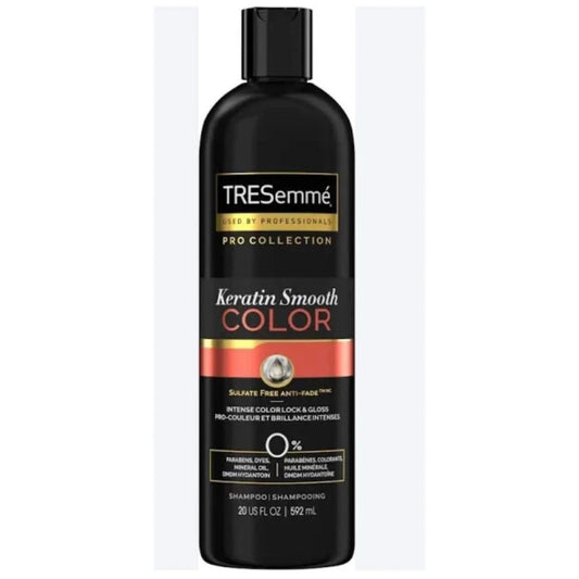 Tresemme Keratin Smooth Color moisturizing daily shampoo black bottle 20 oz