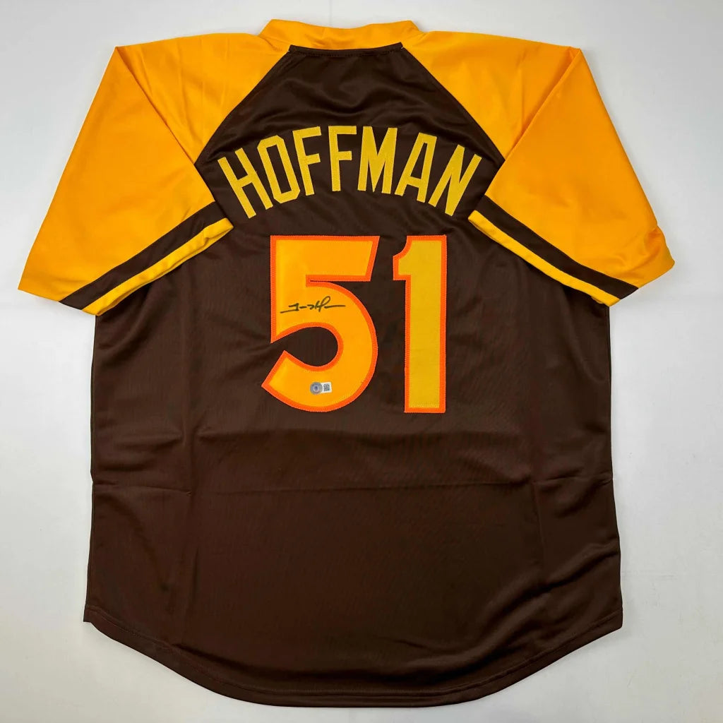 Trevor Hoffman signed San Diego Padres #51 custom jersey from professional sports league