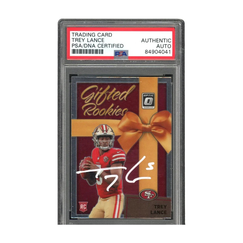 Trey Lance Gem Mint 10 Autographed Rookie Card 2021 Optic | Creative Sports | vintageantiquesgifts.com