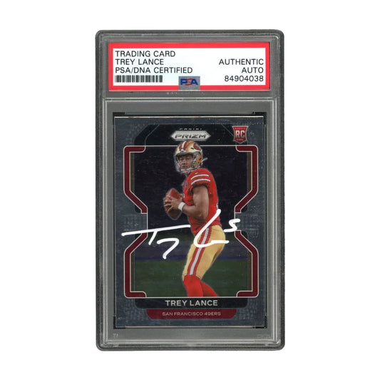 Trey Lance PSA Authentic Auto Signed 2021 Panini Prizm Card | Creative Sports | vintageantiquesgifts.com