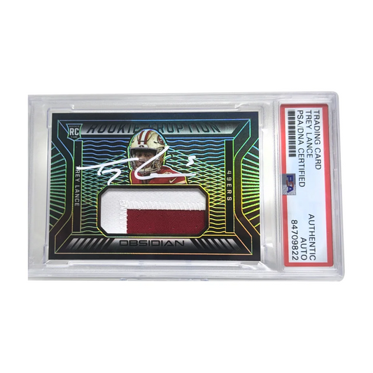 Trey Lance Rookie Eruption Authentic Auto Card | Creative Sports | vintageantiquesgifts.com