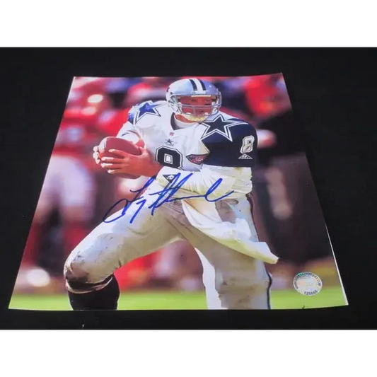 Autographed Troy Aikman Dallas Cowboys photo with SSC COA authentication