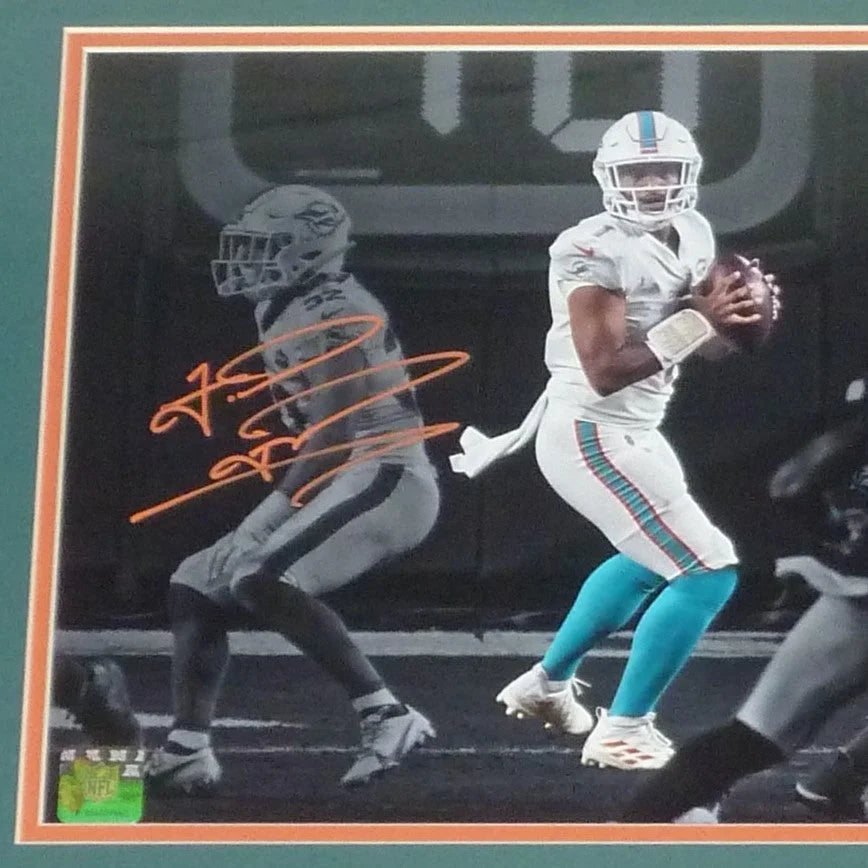 Tua Tagovailoa autographed Miami Dolphins framed 11x14 photo