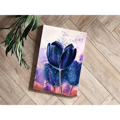 Stunning Blue Tulip Insigne Aluminum Prints for Your Walls | Modern Wall Art Decor | vintageantiquesgifts.com