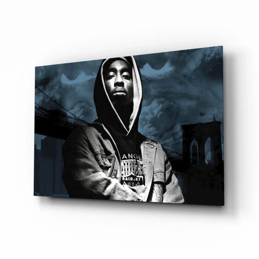 2Pac Angel Raiders Urban Canvas Wall Art Print | Insigneart USA | vintageantiquesgifts.com
