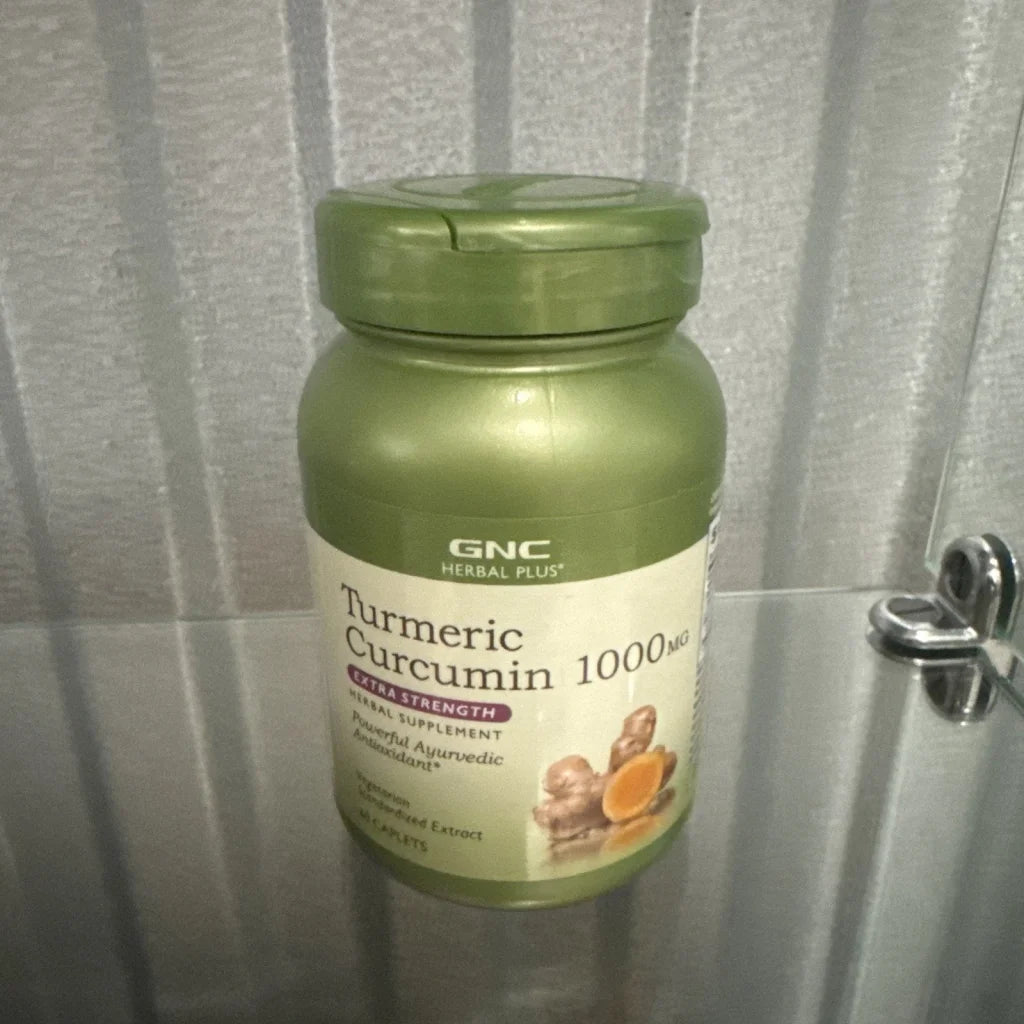 GNC Turmeric Curcumin 1000mg Extra Strength 60 Caplets bottle