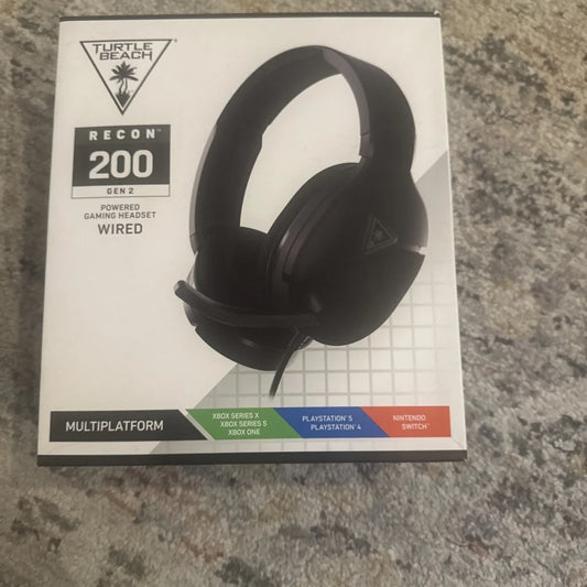 Turtle Beach Recon 200 Gen 2 wired gaming headset retail box
