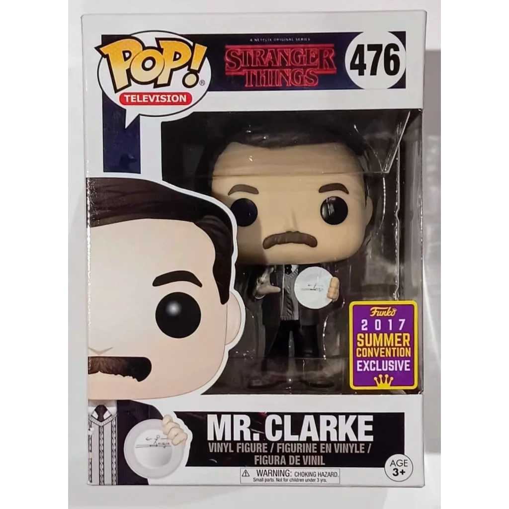 Funko Pop Stranger Things Mr. Clarke science teacher figure #476