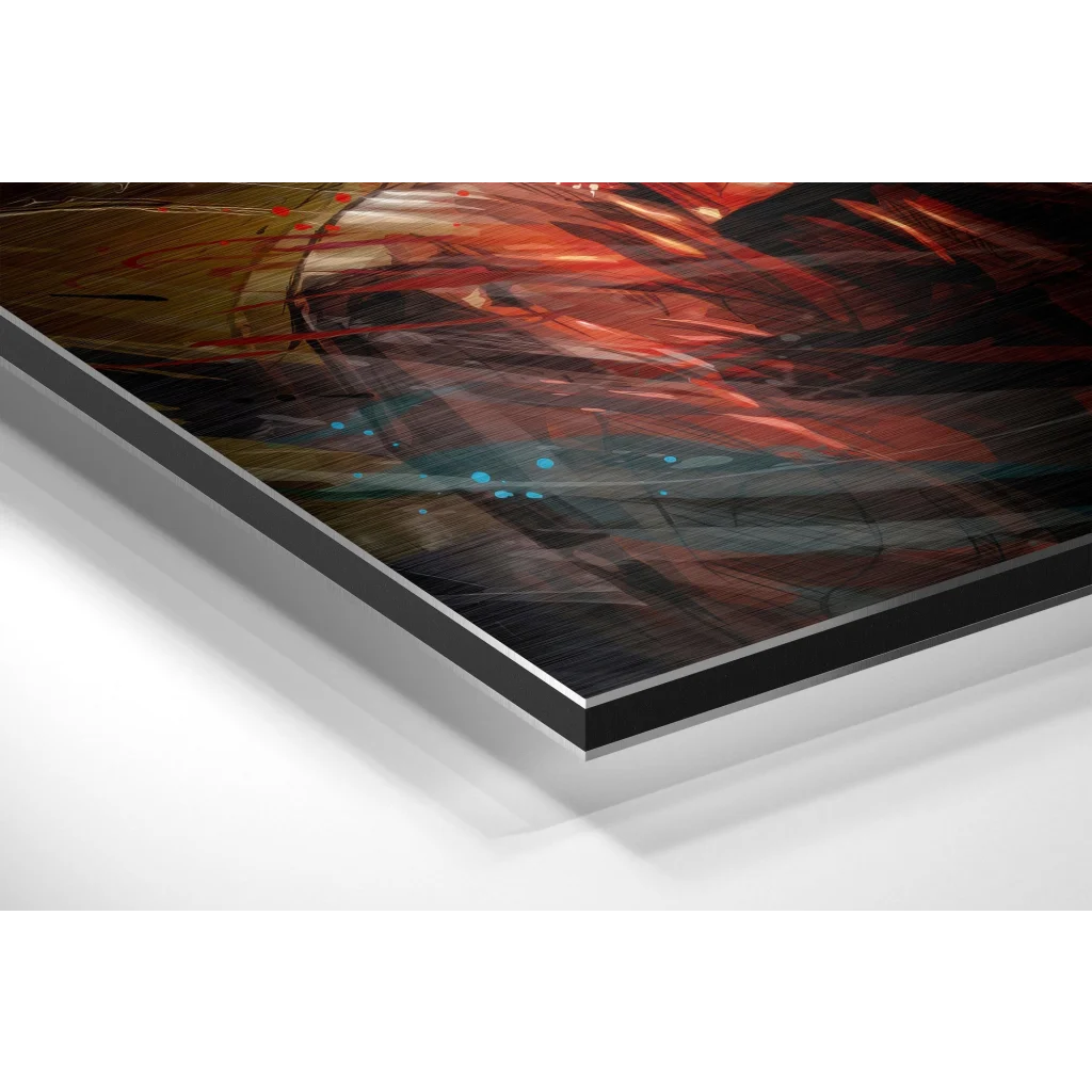 Glass Wall Art Tyler Durden Brushed Aluminium Dibond Wall Art