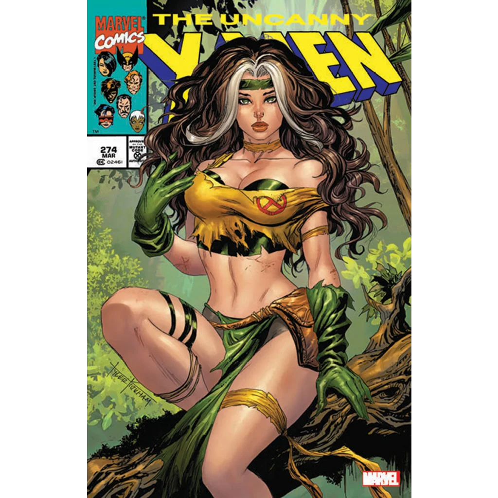 Comic book featuring Rogue from Uncanny X-Men by Tyler Kirkham and Jim Lee