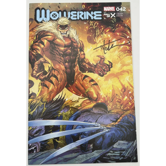 Signed Marvel Wolverine comic book by Tyler Kirkham from Unknown Comics Tyler