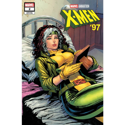 Comic book featuring Rogue from X-Men 97 by Tyler Kirkham, exclusive variant from Unknown Comics Tyler
