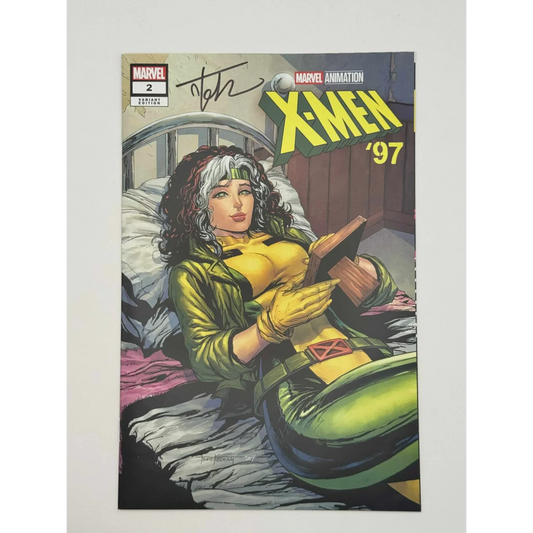Autographed Marvel X-Men 97 Rogue comic by Tyler Kirkham from Unknown Comics Tyler
